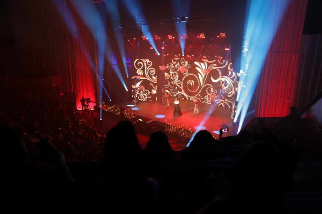 AV Services Stage and LED Video Wall Lighting