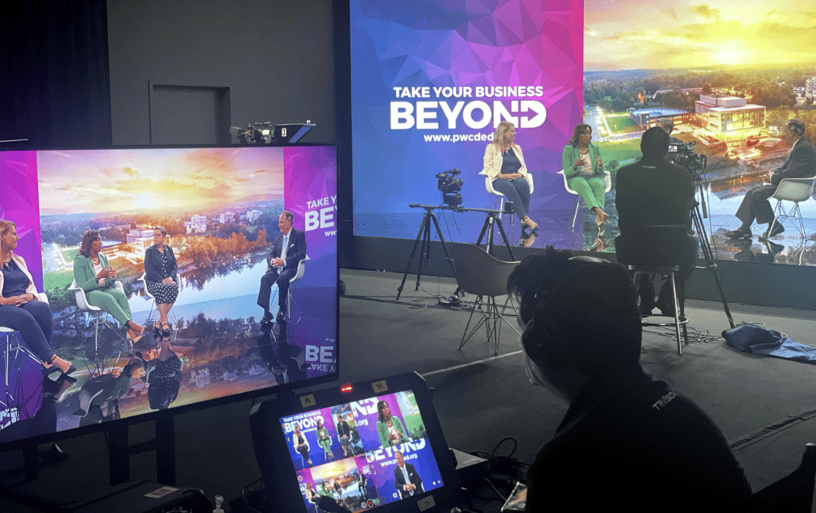 LED wall for Corporate video production