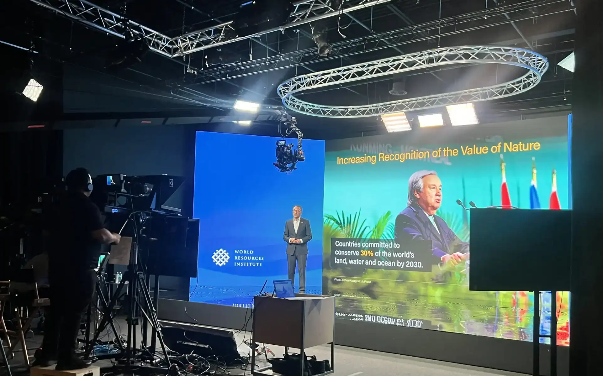 AV Services Washington DC Stage Design for LED Wall