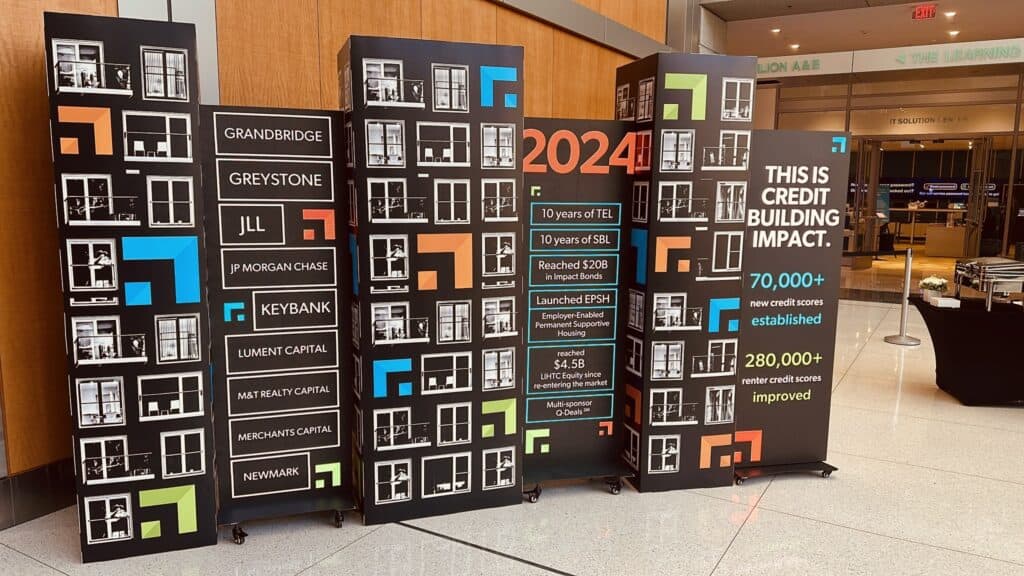 LED poster display rental in Baltimore for Freddie Mac