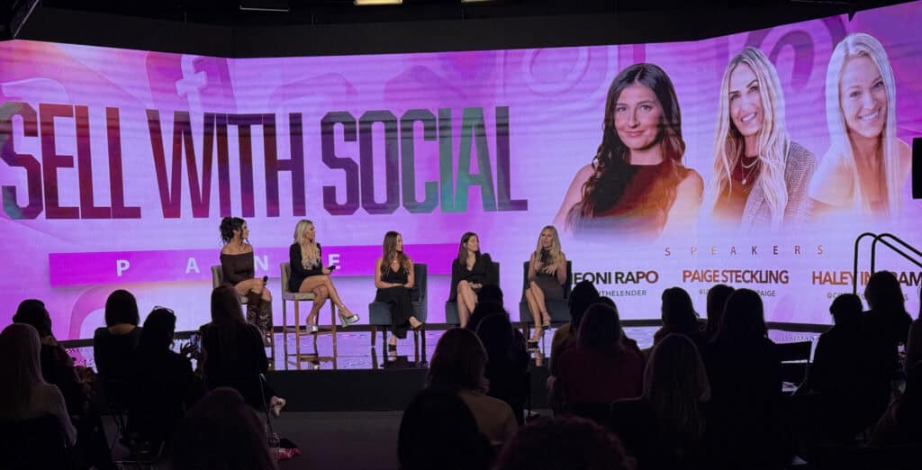 LED walls at DC events; Social media wall on LED display at charity gala in DC