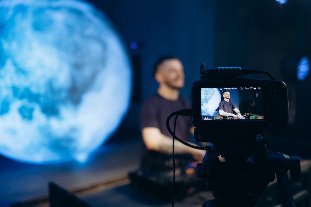 High-quality video production services capturing professional virtual events with innovative lighting and editing. Expert creative solutions for engaging digital content.