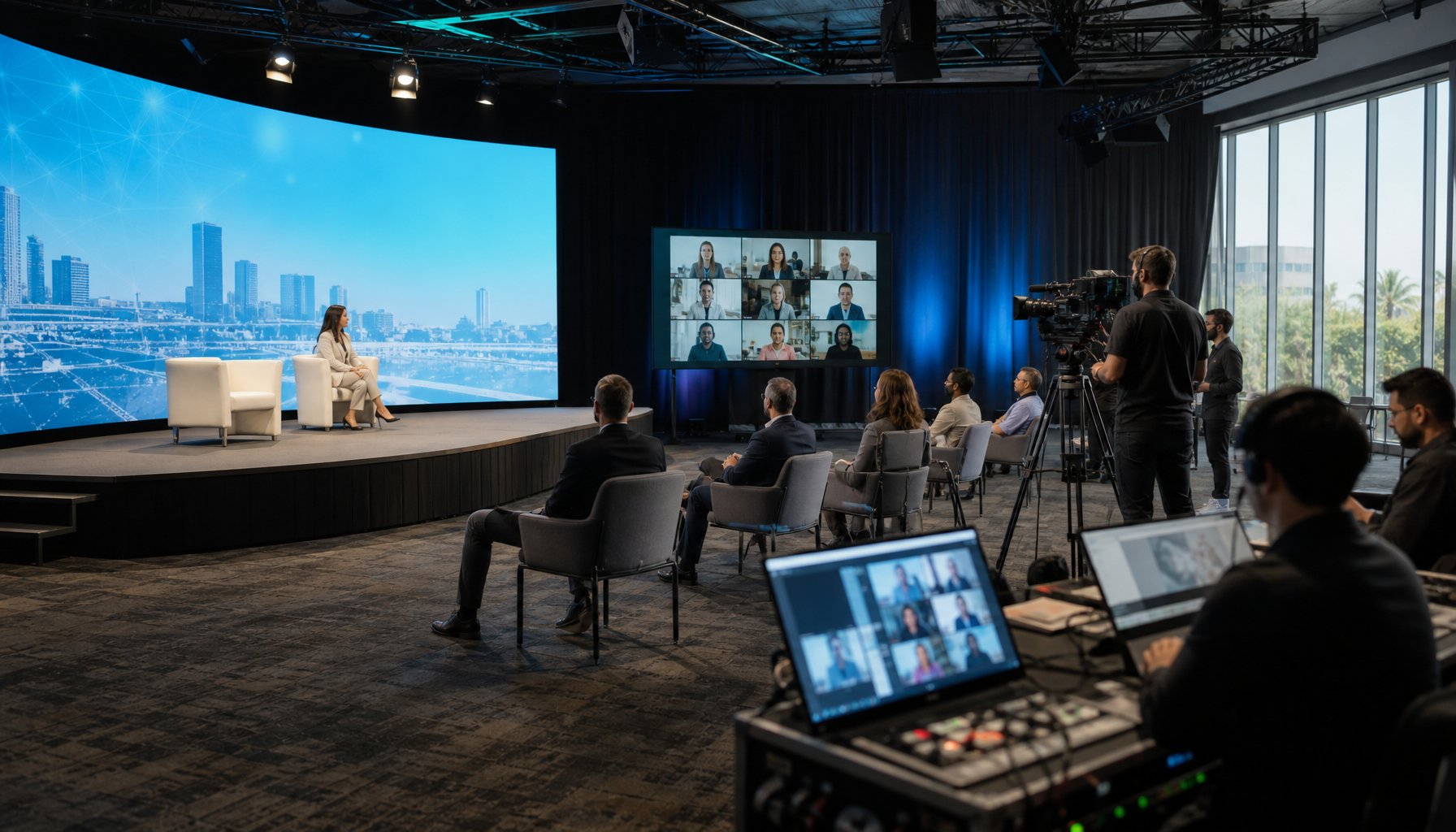 Hybrid Event Production Company: Bridging In-Person & Virtual - featured